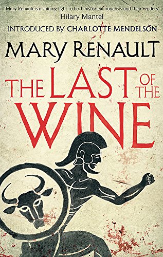 Book cover for The Last of the Wine featuring a black Greek warrior illustration.