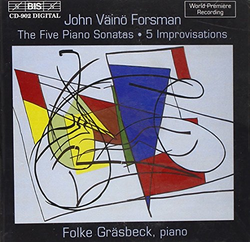 Folke Grasbeck - Forsman/Five Piano Sonatas [CD]