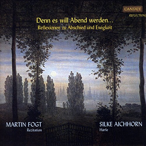CD cover: moonlit landscape framed by dark trees, text in German.