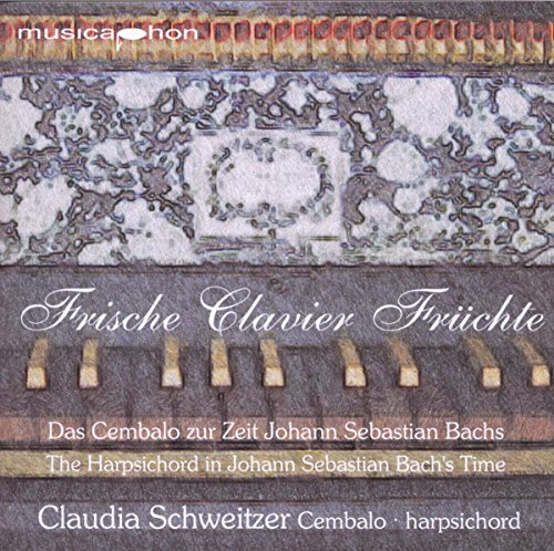 CD cover with ornate keyboard design and text: "Frische Clavier Früchte.