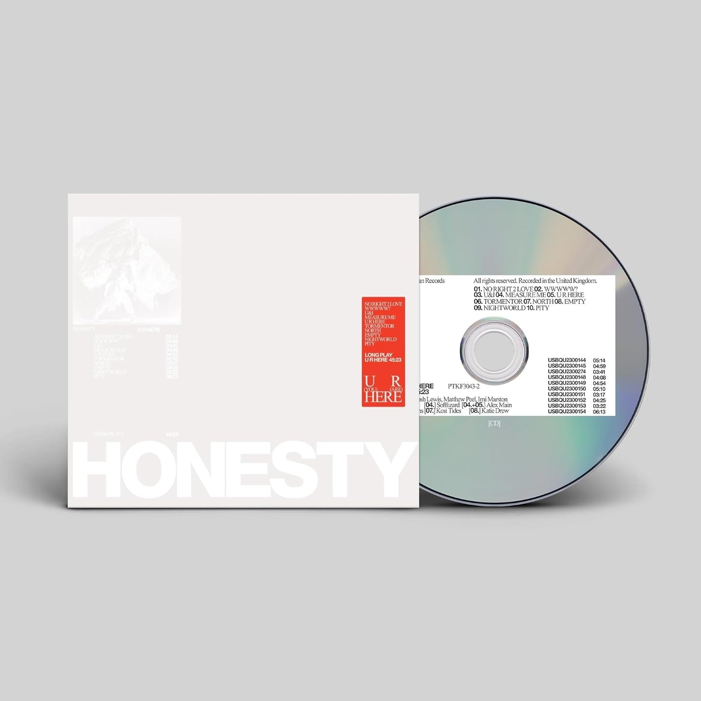 Honesty - U R Here [CD]
