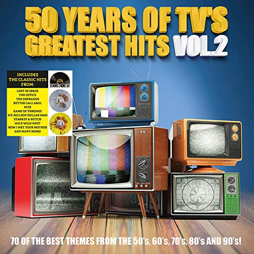 Various Artists - 50 Years Of Tvs Greatest Hits 2 (Clear/Yellow/Red/Green Splatter Vinyl) (Rsd 2023) [VINYL]