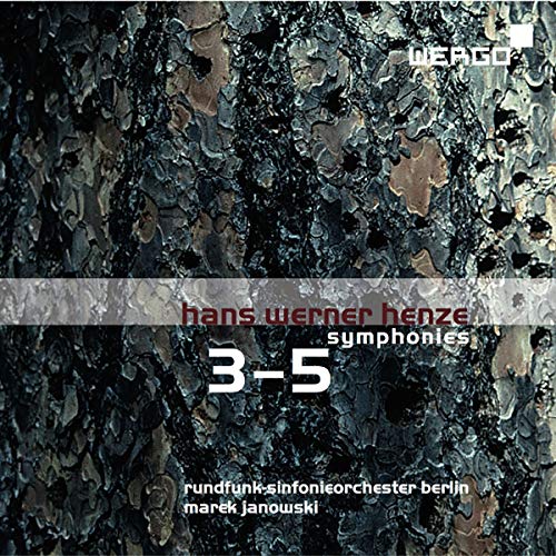 Janowski/rso Berlin - Henze: Symphonies 3, 4 & 5 (Rundfunk-Sinfonieorchester Berlin / Marek Janowski) [CD]