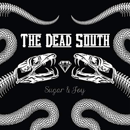 CD cover for The Dead South’s “Sugar & Joy” featuring snake skeletons.