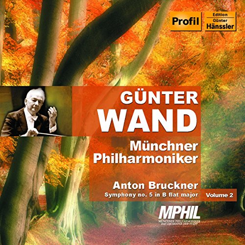 CD cover: Günter Wand conducting, autumnal trees, and text details.