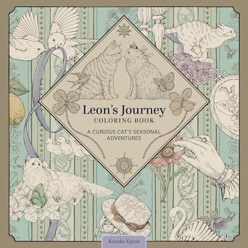 Leon'S Journey Coloring Book: A Curious Cat'S Seasonal Adventures