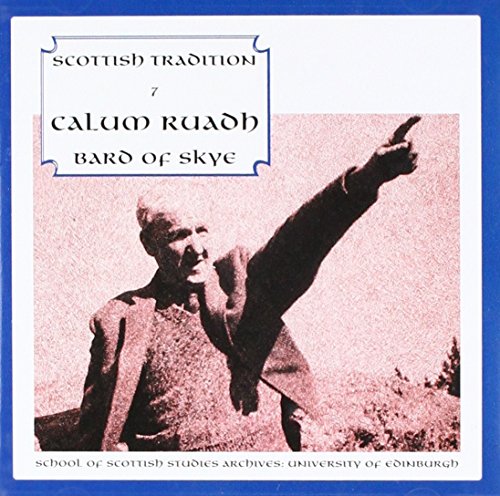 Scottish music CD with Celtic design, Gaelic title and bard portrait on cover.