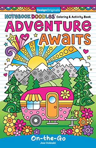Notebook Doodles Adventure Awaits : Coloring and Activity Book