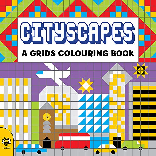 Cityscapes (Grids Colouring Book) (Colouring Grids)