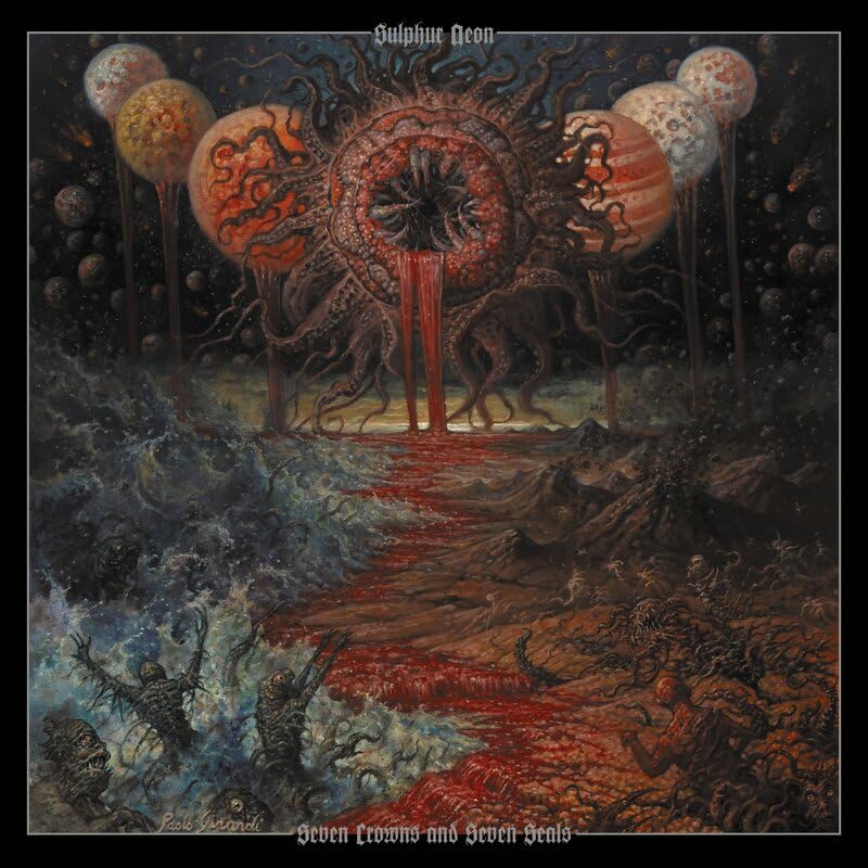 Sulphur Aeon - Seven Crowns And Seven Seals (Red/Black Vinyl) [VINYL]