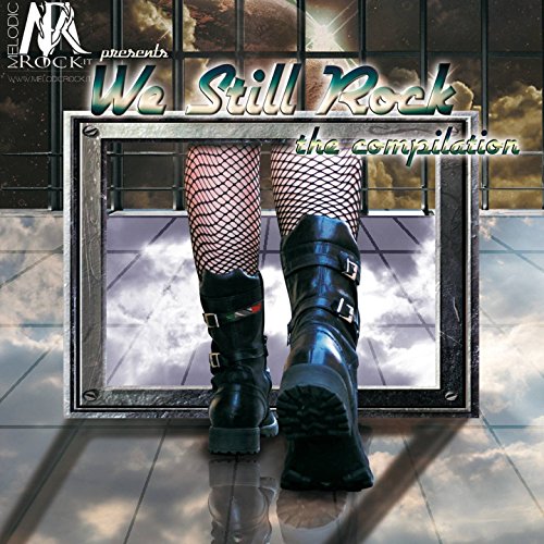 CD cover: legs in fishnets and boots framed by a window.