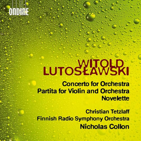 Frso/collon/tetzlaff - Witold Lutoslawski: Concerto For Orchestra; Partita for Violin and Orchestra; Novelette [CD]