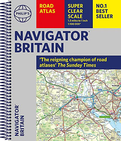 Philip's Navigator Britain: Spiral (Philip's Road Atlases)