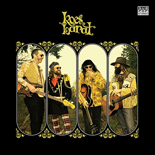 Koes Barat album cover featuring four musicians in vintage attire.