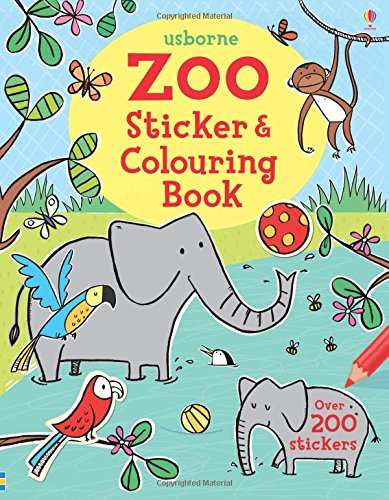 Zoo Sticker & Colouring Book (Sticker and Colouring Books)