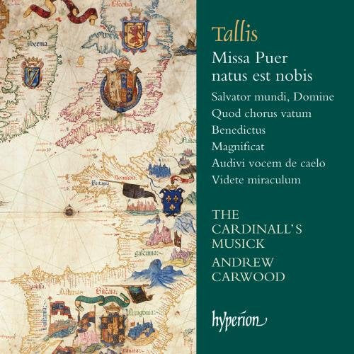 Andrew Carwood: The Cardinall's Musick - Tallis: Missa Puer natus est nobis & other sacred music [CD]