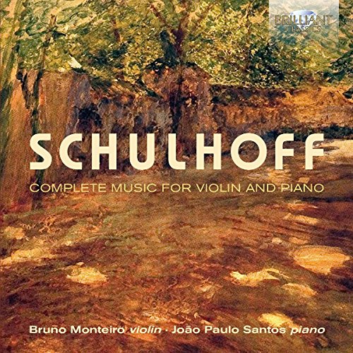 CD cover with a painting of trees and the text "Schulhoff: Complete Music".