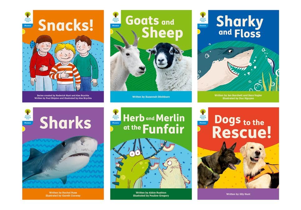 Oxford Reading Tree: Floppys Phonics Decoding Practice: Oxford Level 3: Mixed Pack of 6