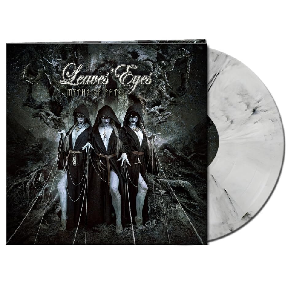 Leaves Eyes - Myths Of Fate (White/Black Marbled Vinyl) [VINYL]