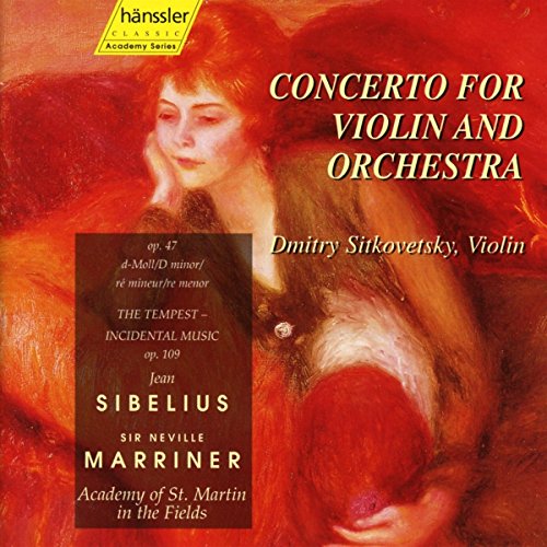Sitkovetsky Marriner Academy - Sibelius: Violin Concerto, The Tempest, Incidental Music [CD]