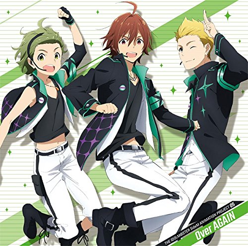 Anime-style CD cover featuring three male characters in modern outfits.