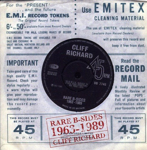 Richard Cliff - Rare B-Sides 1963-1989 [CD]