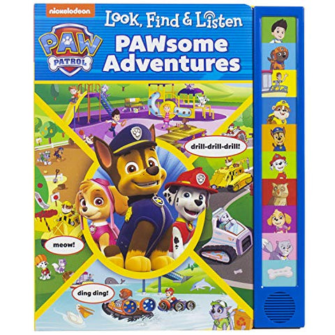 Paw Patrol: Pawsome Adventures Look, Find and Listen (Look and Find)