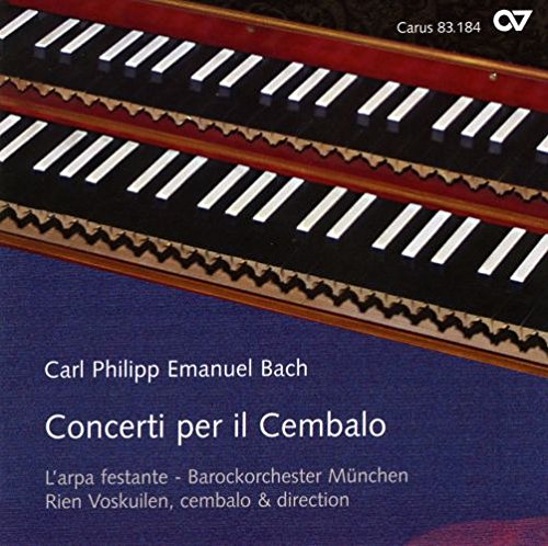 Voskuilen/L arpa festante - Carl Philipp Emanuel Bach: Concerti per il cembalo WQ 5, 26, 34 [CD]