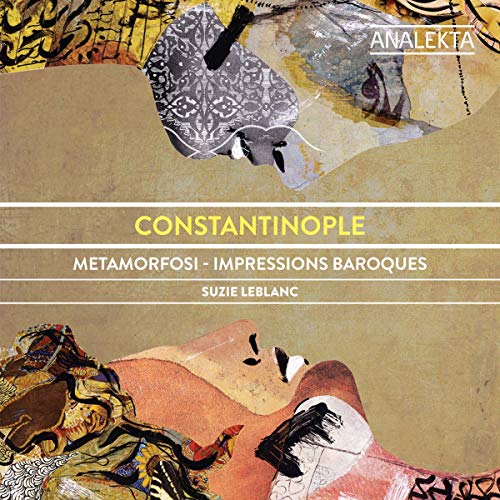 CD cover for "Constantinople - Metamorfosi" featuring abstract art and text.