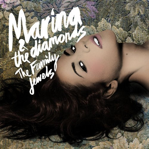 Album cover for Marina & The Diamonds’ “The Family Jewels,” featuring a portrait.