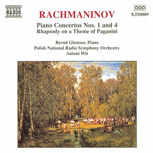 Bernd Gl - RACHMANINOV: Piano Concertos Nos. 1 and 4 [CD]
