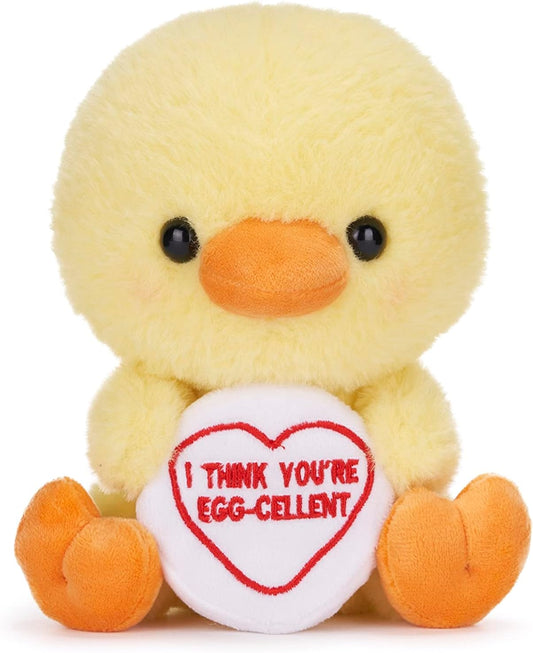 Love Hearts 7" Egg-Cellent Chick Plush Gift
