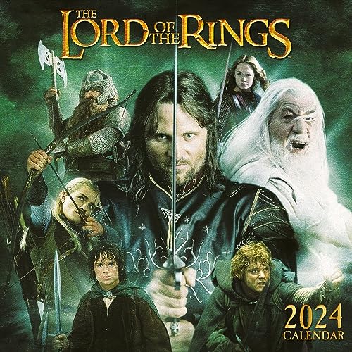 Lord of the Rings 2024 Square Month to View Official Calendar: Original Danilo-Kalender [Mehrsprachig] [Kalender]