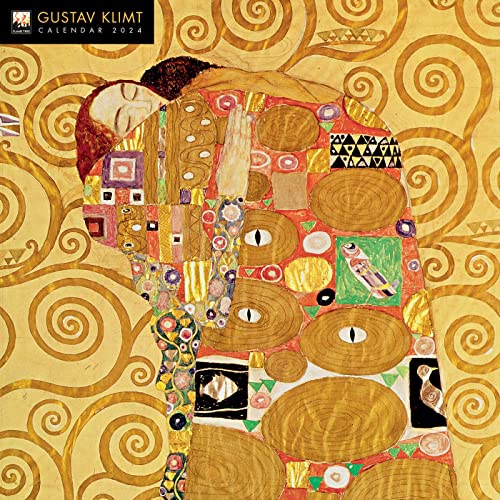 Gustav Klimt Wall Calendar 2024 (Art Calendar): Original Flame Tree Publishing-Kalender [Kalender]