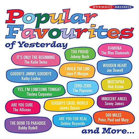 Various Artists - Popular Favourites Of Yesterday [CD]