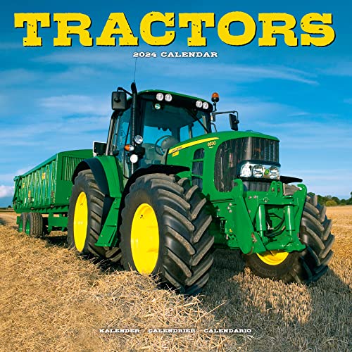 Tractors Calendar 2024 | Square Wall Calendar - 16 Month: Original Avonside-Kalender [Mehrsprachig] [Kalender]