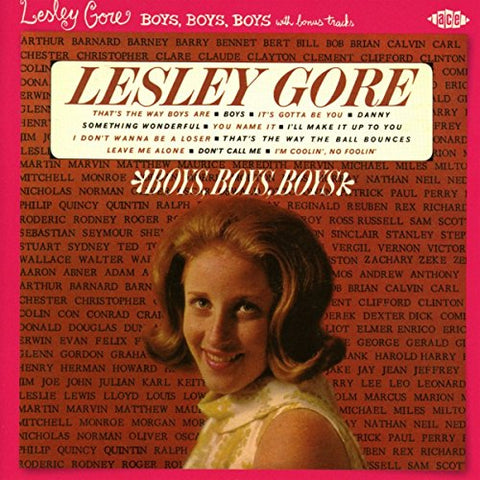 Lesley Gore - Boys Boys Boys [CD]