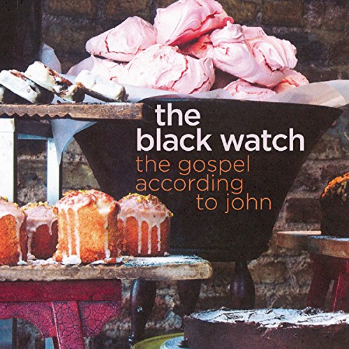 CD cover: pink meringue and cakes with band name, “The Black Watch”.