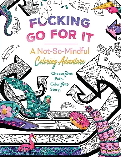F*cking Go For It: A Not-So-Mindful Coloring Adventures Book (Gaming)