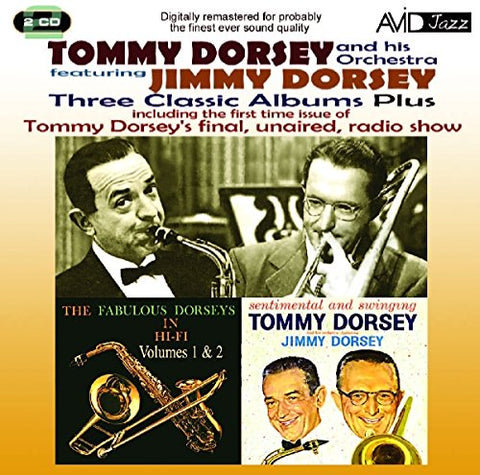 Various - Three Classic Albums Plus (The Fabulous Dorseys Vol 1 / The Fabulous Dorseys Vol 2 / Sentimental And Swinging) [CD]