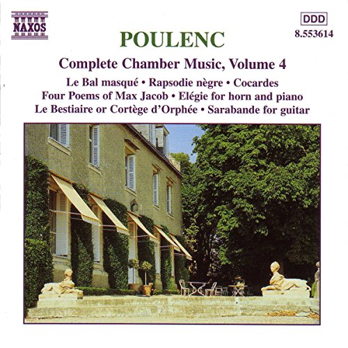 Francis Poulenc - Poulenc: Complete Chamber Music, Vol.4 [CD]