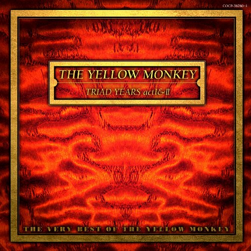 CD cover for “The Yellow Monkey” album with red textured background.