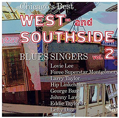CD cover for “West and South Side Blues Singers 2” featuring street scene.
