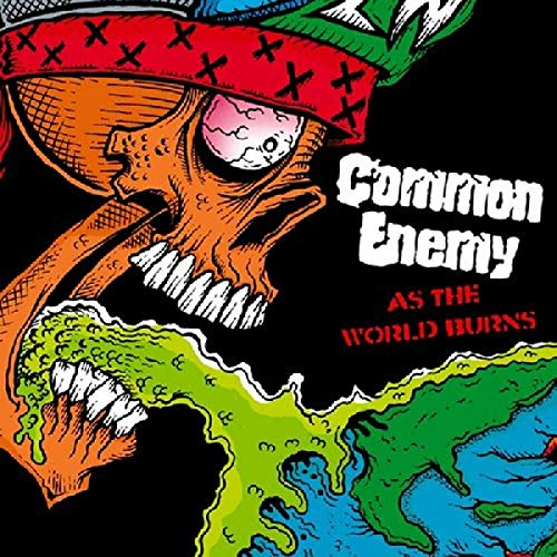 CD cover: skull with exposed brain, dripping paint, and band name.