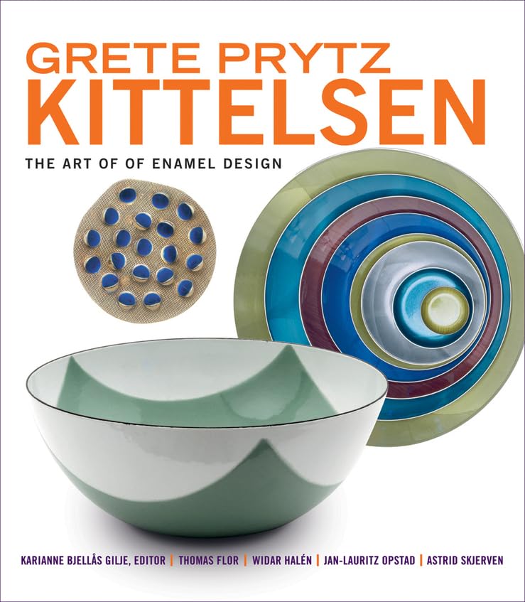 Book cover featuring colorful enamel designs and the artist’s name, Grete Prytz Kittelsen.