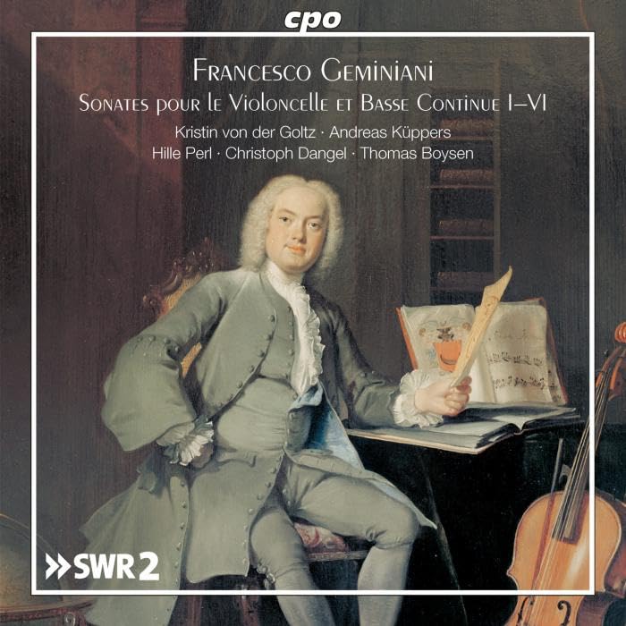 Von Der Goltz/kuppers - Francesco Geminiani: Sonatas for Cello & Basso Continuo, Op. 5 Nos. 1-6 [CD]