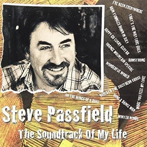 CD cover for Steve Passfield’s “The Soundtrack Of My Life” featuring his portrait.