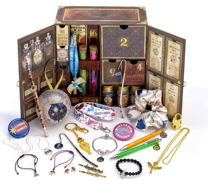 The Carat Shop - Official Harry Potter Potions Advent Calendar - 24 Jewellery & Accessory Gifts