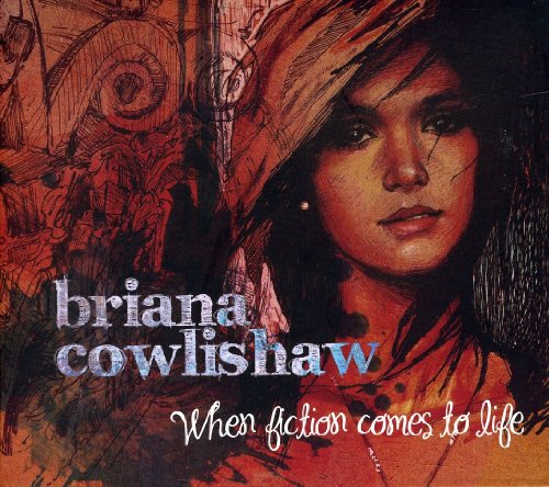 CD cover featuring a portrait of Briana Cowlishaw with sketched artwork.