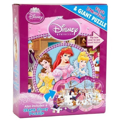 Disney Princess: First Look and Find and Shaped Puzzle Princess Jewels Box Set